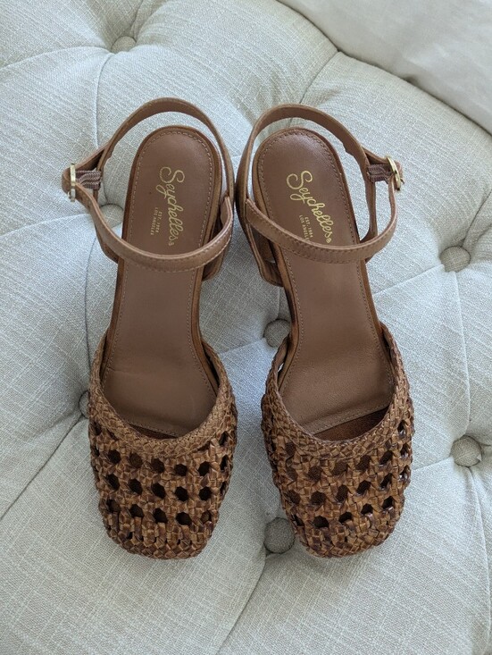 Seychelles Shoes - Seychelles Bali Pumps Woven Pumps In Tan Or Brown, Size 8.5